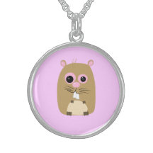 Cartoon Hamster Necklace