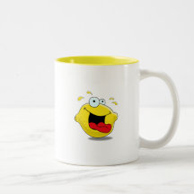 Cartoon Happy Lemon Mug