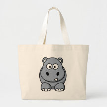 Cartoon Hippo Bag