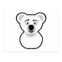 Cartoon Koala Bear Post Card