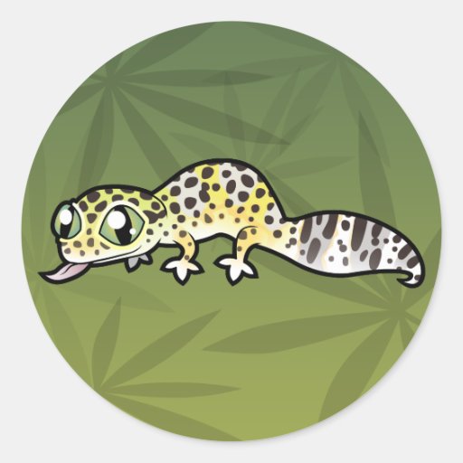 Cartoon Leopard Gecko | Zazzle