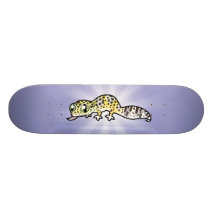 Cartoon Leopard Gecko Skate Board Decks