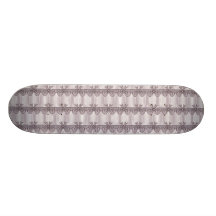 Cartoon Mauve Gift Bows Skateboard Deck