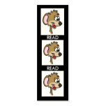 Cartoon Mouse Bookmark Business Cards