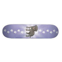 Cartoon Neapolitan Mastiff Skate Decks