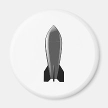 Cartoon Nuclear Bomb Magnet