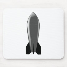 Cartoon Nuclear Bomb Mouse Pads