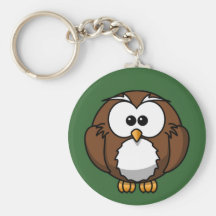 Cartoon Owl Keychain