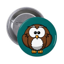Cartoon Owl Pin
