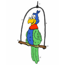 Cartoon Parrot t-shirts