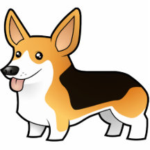 Cartoon Pembroke Welsh Corgi Acrylic Cut Out