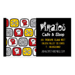 Cartoon Pirate Skulls & Bones Custom Businesscard Business Cards
