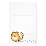 Cartoon Pomeranian Personalized Stationery