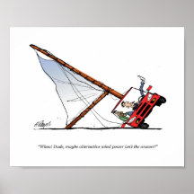 CARtoon print Wind Power