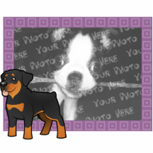 Cartoon Rottweiler Photo Sculpture