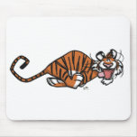 Cartoon Running Tiger mousepad