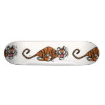 Cartoon Running Tiger Skateboard
