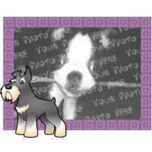Cartoon Schnauzer Acrylic Cut Outs