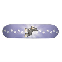 Cartoon Schnauzer Skate Board Decks