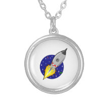 Cartoon Space Rocket Jewelry