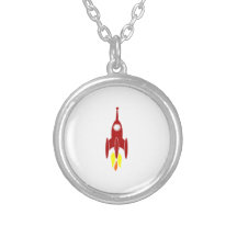 Cartoon Space Rocket Jewelry