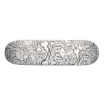 Cartoon Swede - White / Black Skateboard Decks