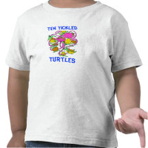 Cartoon Ten Tickled Turtles Shirts
