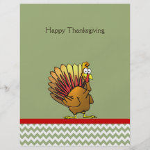 Cartoon Turkey Business Flyer
