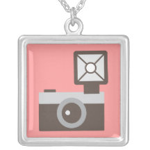 Cartoon Vintage Camera Pendant