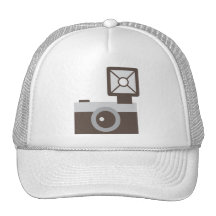 Cartoon Vintage Camera Trucker Hats