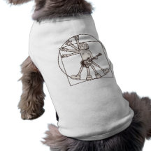 Cartoon Vitruvian Rocker Pet Clothing
