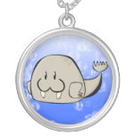 Cartoon Walrus Custom Necklace