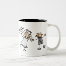 Cartoon Wedding Mug