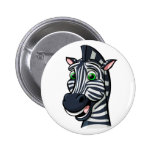 Cartoon Zebra Pin