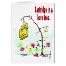 Cartridge in a Bare Tree Card