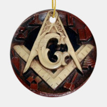 Carved Plaque Ornament