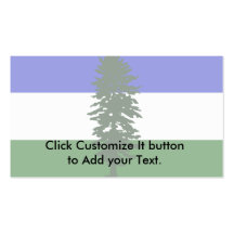 Cascadia, Colombia Political Business Card Template