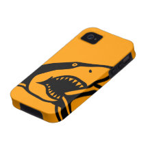 Case-Mate™ Shark Orange iPhone 4/4S Cover