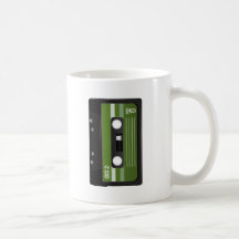 Casete verde tazas