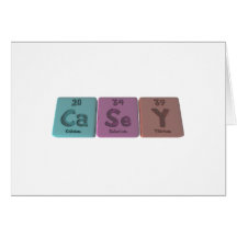 Casey as Carbon Selenium Yttrium Cards