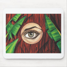 Casey in Hiding Mousepads