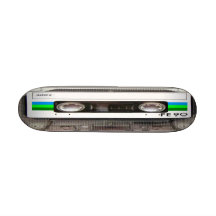 Cassette Tape Green Skateboard Mini
