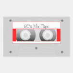Cassette Tape Rectangular Stickers