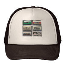 Cassette Tapes Mesh Hats