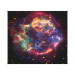 Cassiopeia supernova gallery wrapped canvas