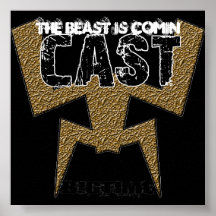 Cast - Beast is Comin - Poster