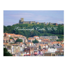 Castle at the top of the hill postcard
