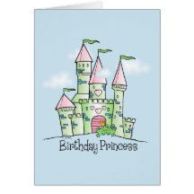 Castle Birthday Princess Card