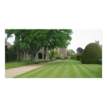 Castle Gardens Gift Card, British Countryside & At Customised Photo Card