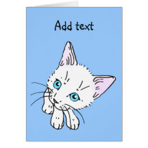 CAT (12-2) GREETING CARDS